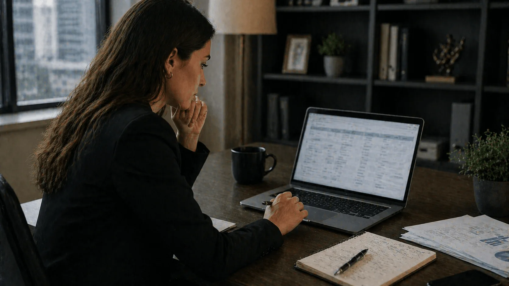 Professional analyzing criteria for selecting law firm