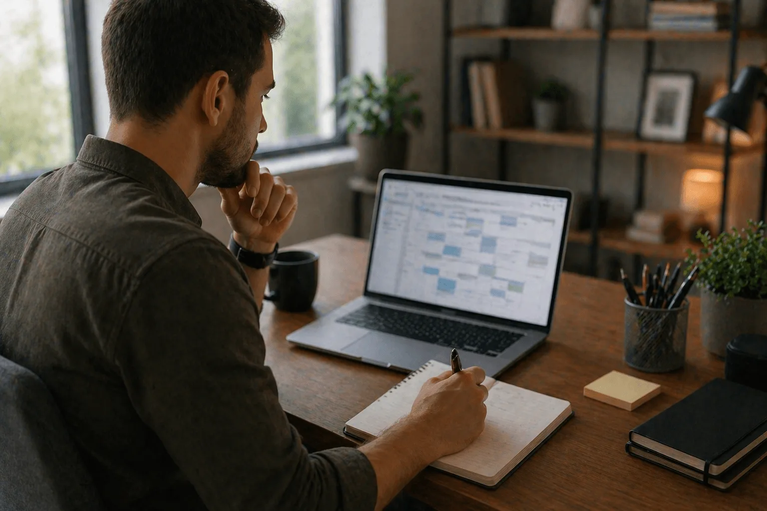 planning content strategy and scheduling topics for law firm