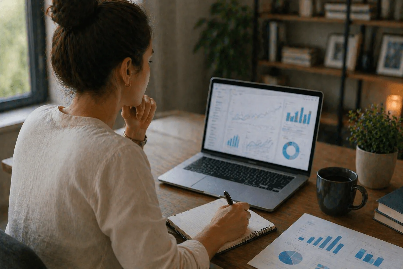 analyzing website traffic and content performance metrics