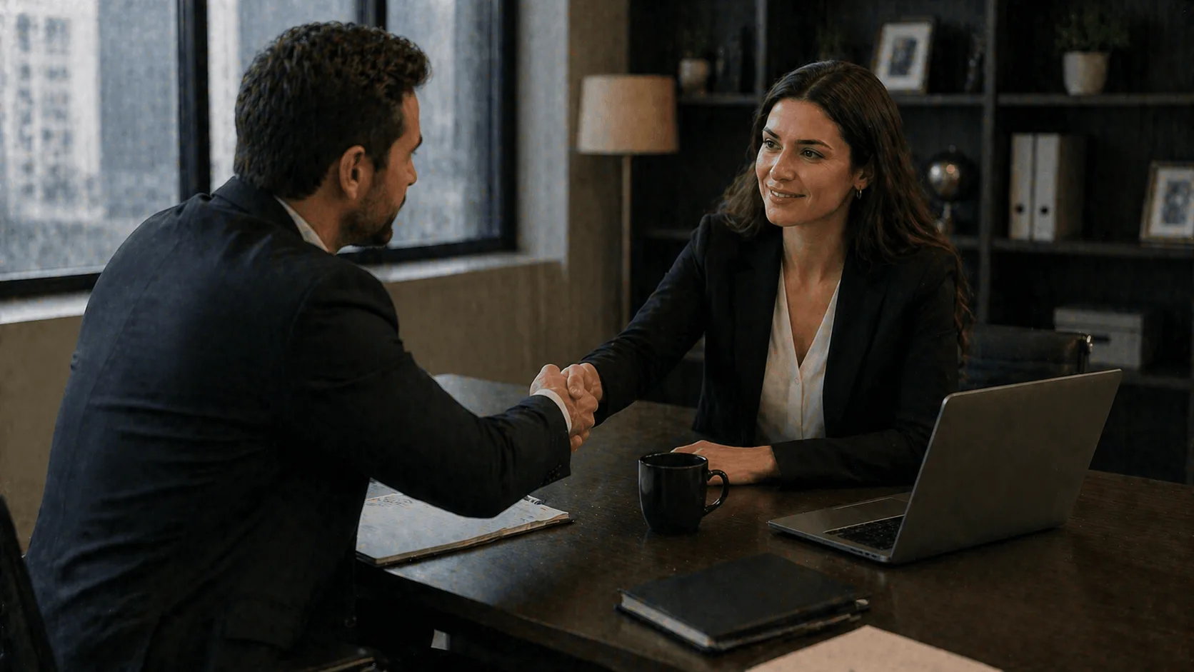 Business professionals building long-term professional relationship