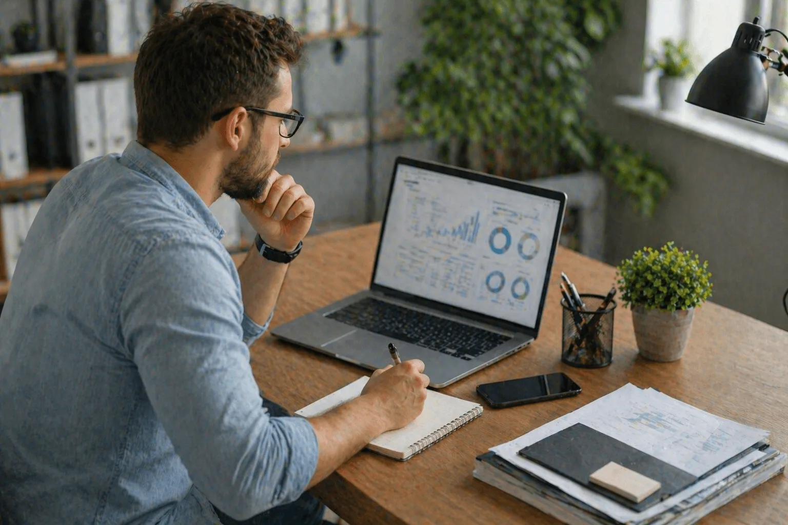 analyzing marketing data and planning strategy for law firm