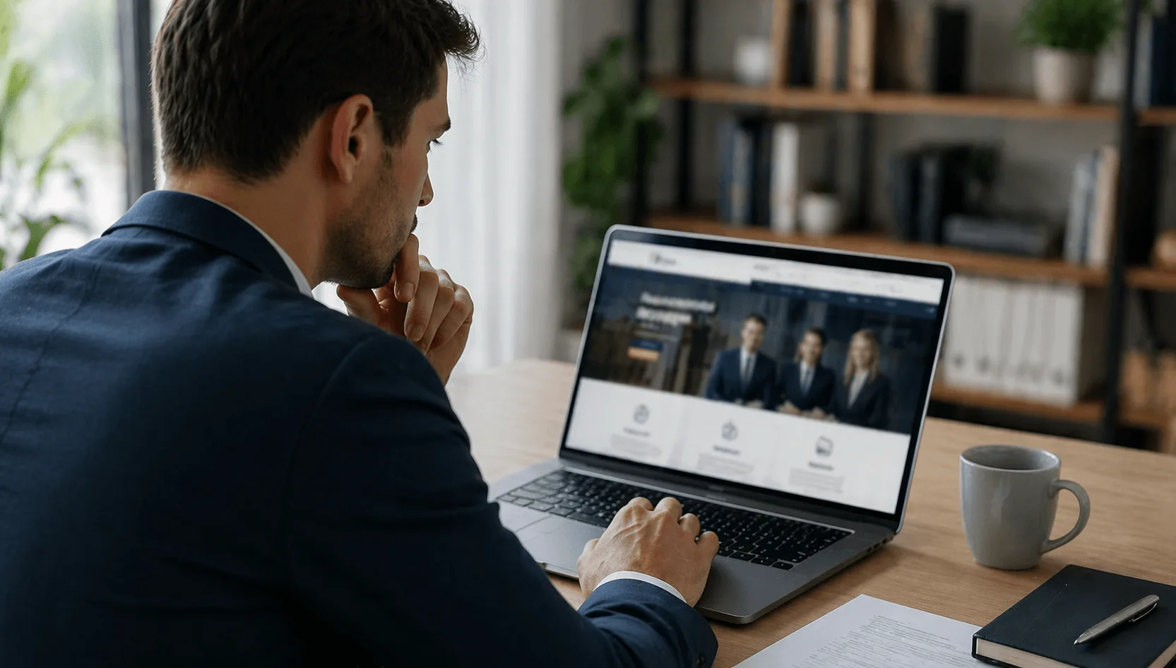 evaluating law firm website design and first impression