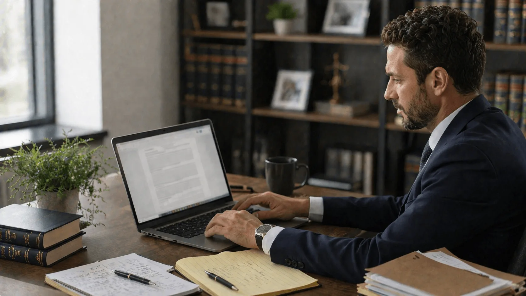 Attorney creating content about visa and immigration processes