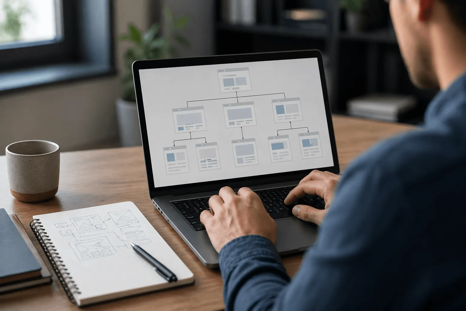 organizing website structure and internal linking system