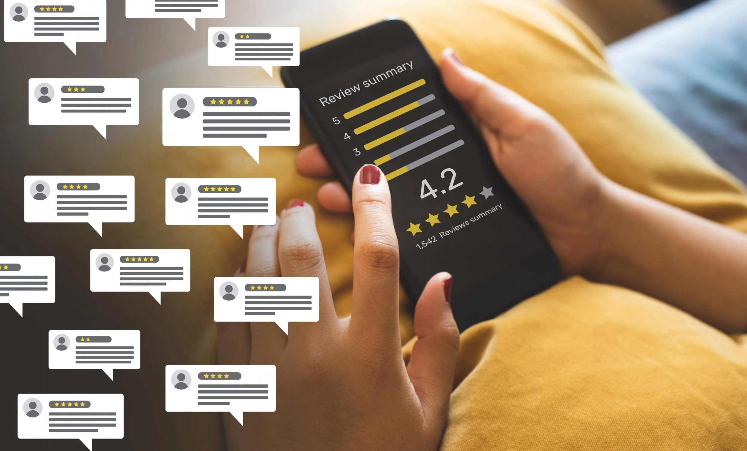 Clients compare reviews before choosing a lawyer