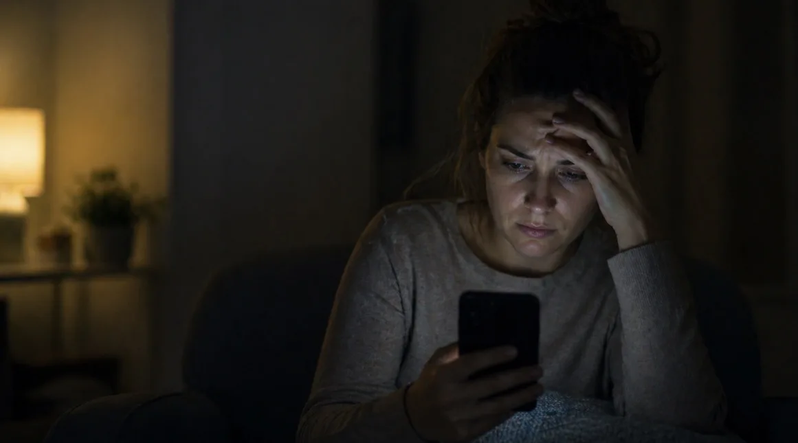 Late-night decisions during emotional stress